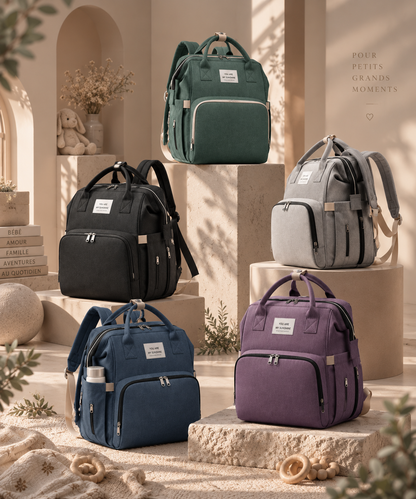 Sac à langer 3-en-1 avec lit intégré
