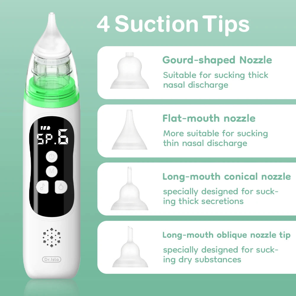 Mouche-bébé électrique BabySteria - Nettoyage nasal en douceur