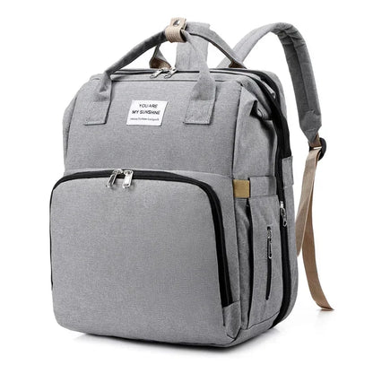 Sac à langer multifonction 3-en-1 avec lit pliable intégré