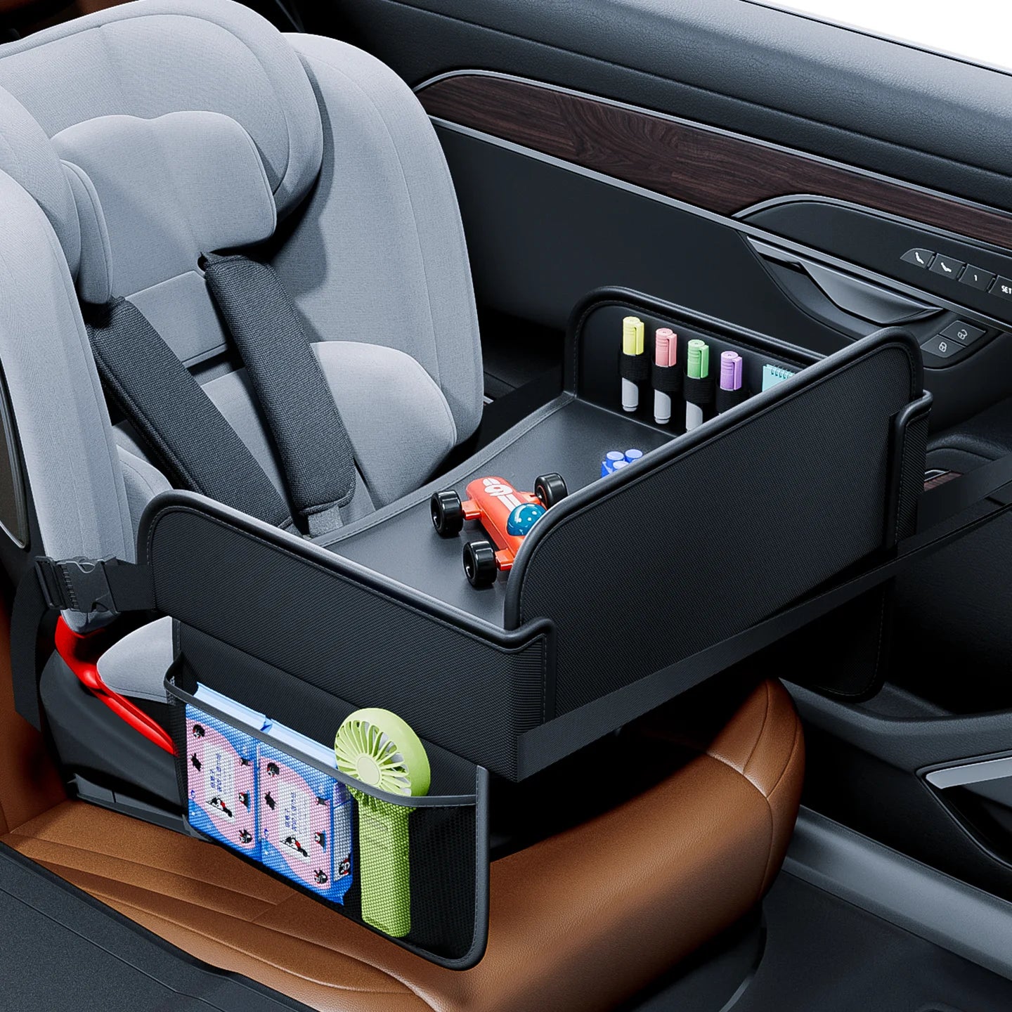 Plateau de voyage pour siège auto / Table d'activités pour enfant