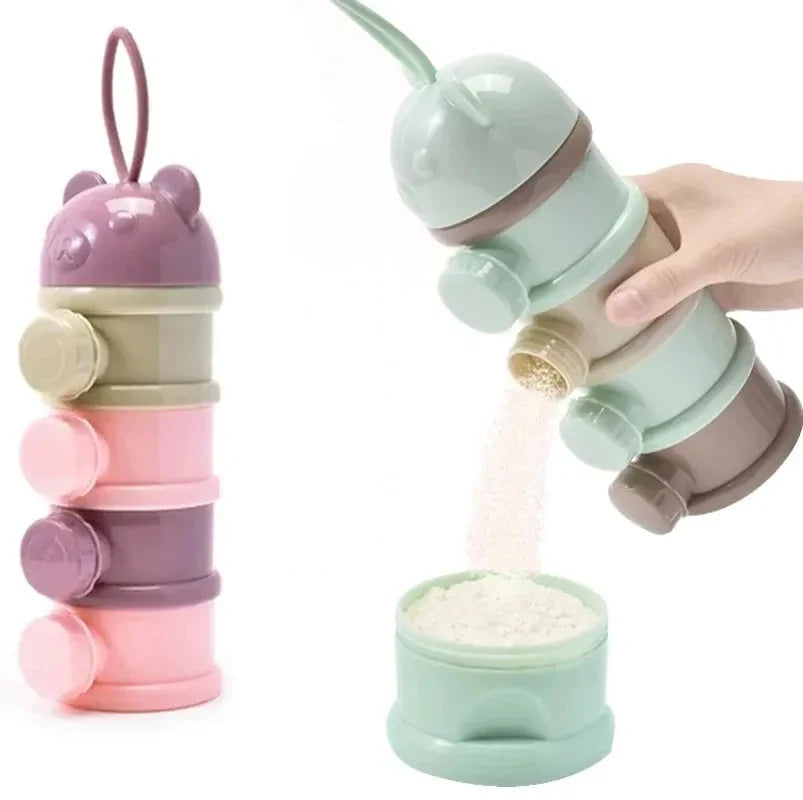 Doseur de lait en poudre nomade 4 compartiments - Babysteria
