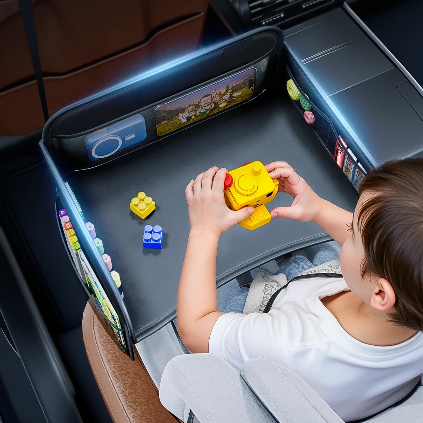 Plateau de voyage pour siège auto / Table d'activités pour enfant