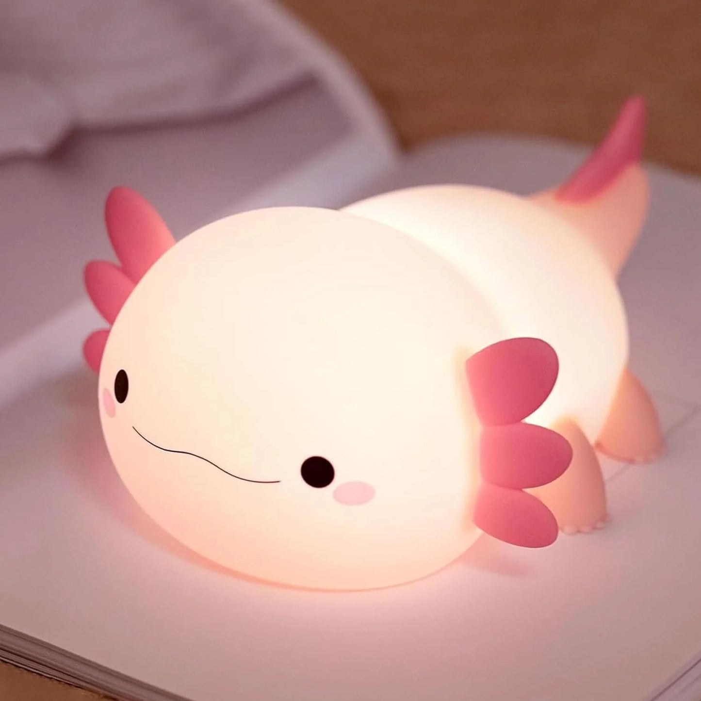 Veilleuse Axolotl en silicone rechargeable BabySteria