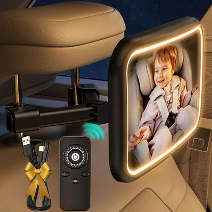 Miroir de surveillance led pour bébé / Gardez toujours un oeil sur votre enfant